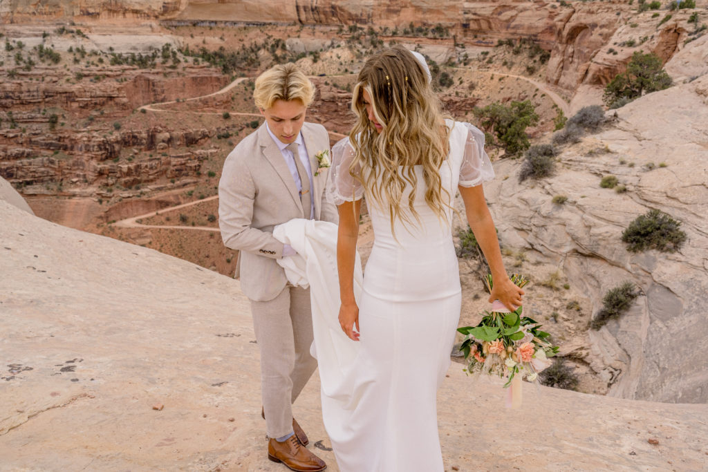 Young Couple's Elopement In Canyonlands National Park, Utah