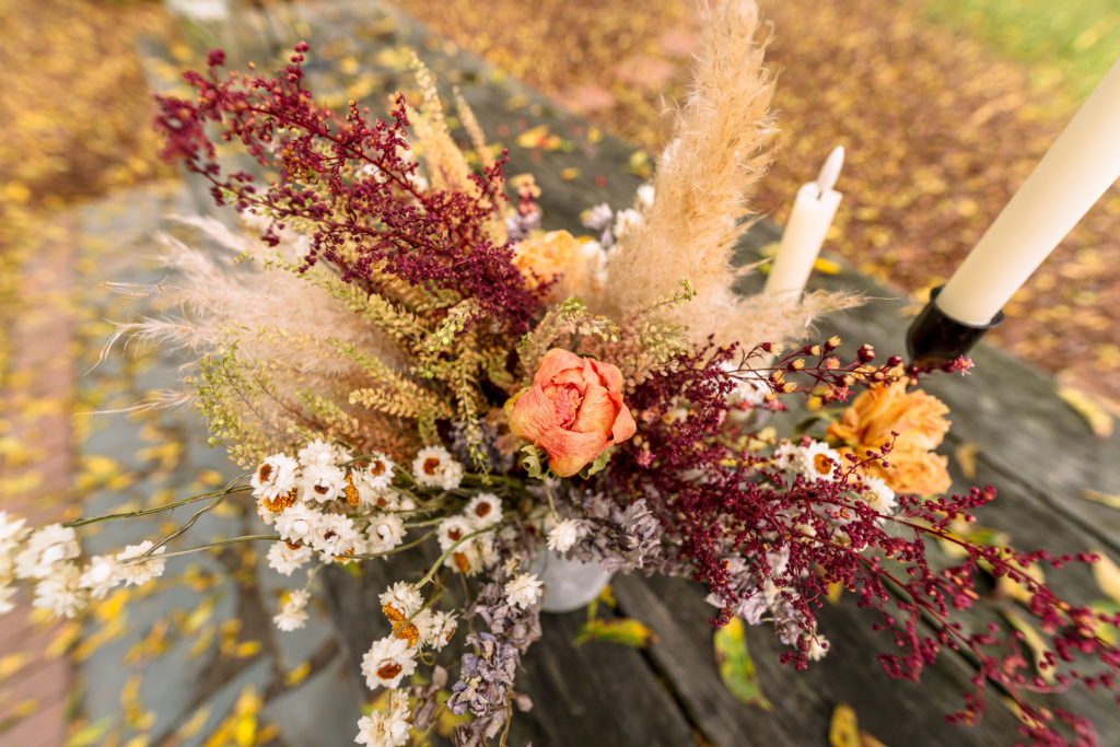 Intimate Timeless Wedding Floral Details