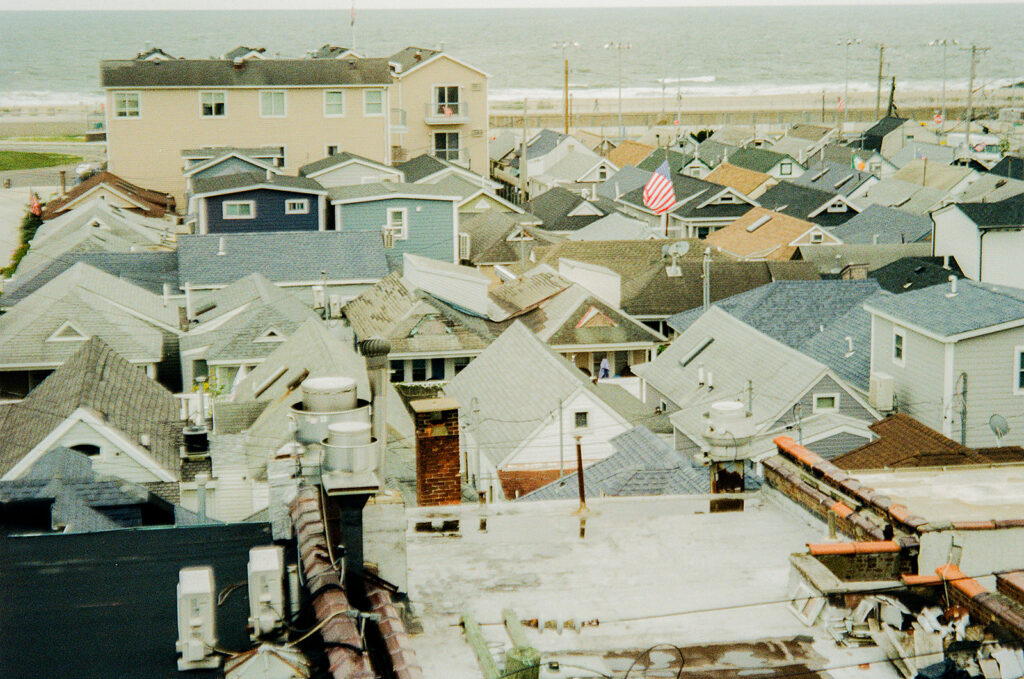 Film Photos from a wedding at The Rockaway Hotel in Rockaway Beach New York.