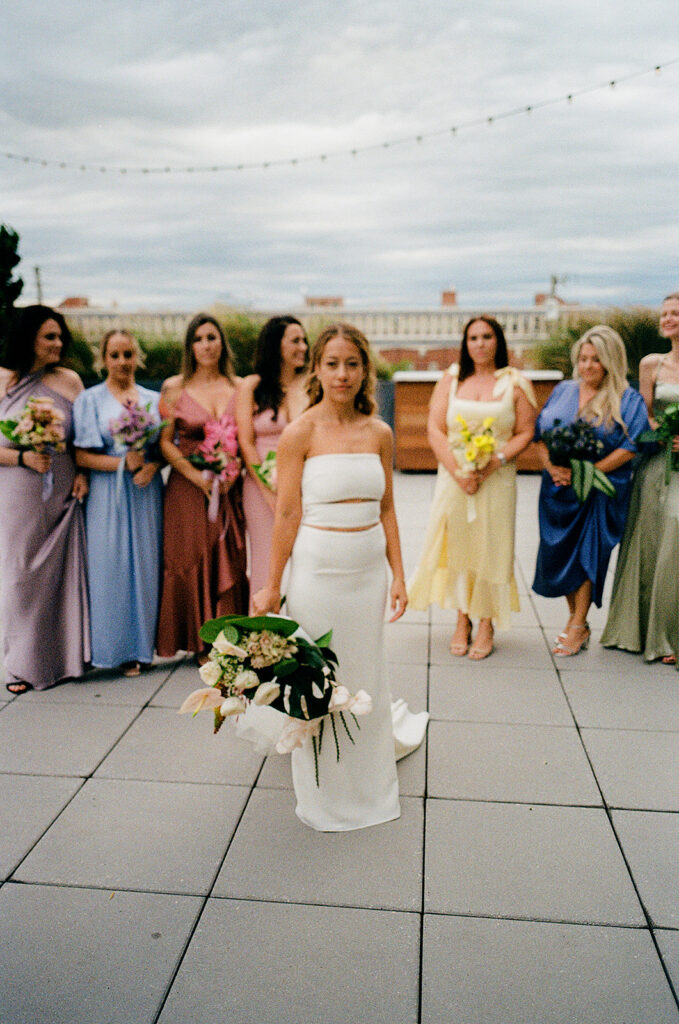 Film Photos from a wedding at The Rockaway Hotel in Rockaway Beach New York.