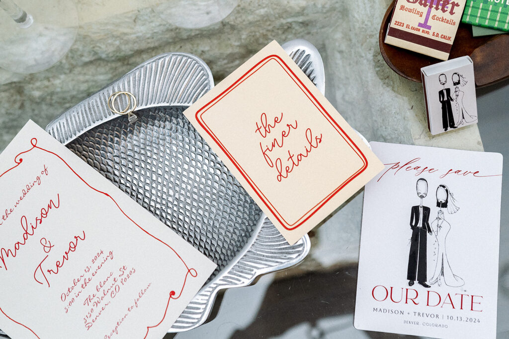 Vintage wedding details