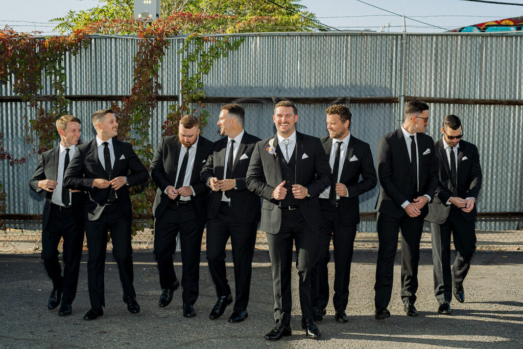 Groomsmen at Blanc Denver