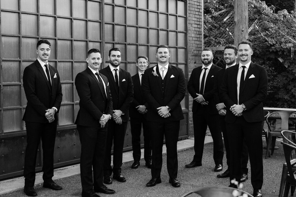 Groomsmen at Blanc Denver